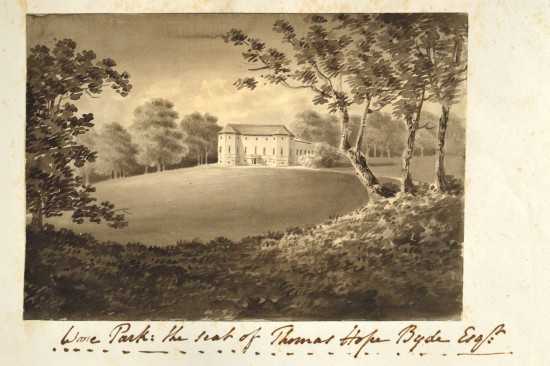 Ware Park watercolour Ware Park watercolour
