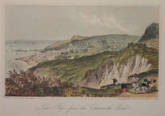 2 Lyme Regis from the Charmouth Road 2 Lyme Regis from the Charmouth Road