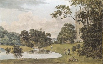 Repton's Before sketch of Stoneleigh Abbey