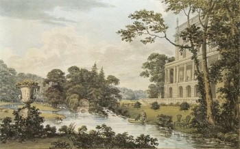 Repton's After sketch of Stoneleigh Abbey