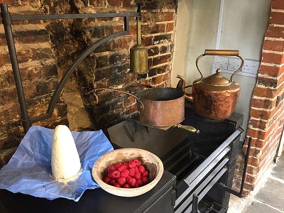 Stove in Jane Austen's House Kitchen