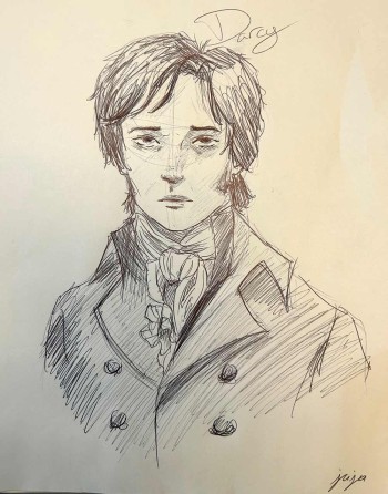 Student's Sketch of Mr. Darcy