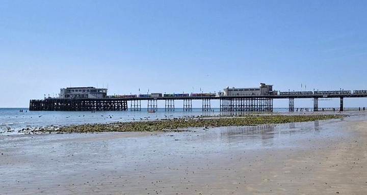 Seaside pier at Worthing
