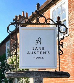 Sign Outside Jane Austen's House